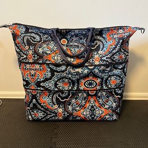 Large Vera Bradley water proof duffel bag